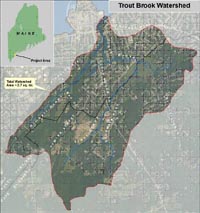Trout Brook Watershed Map